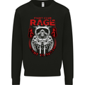 Fight Rage MMA Mixed Martial Arts Muay Thai Kids Sweatshirt Jumper Black