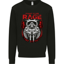 Fight Rage MMA Mixed Martial Arts Muay Thai Kids Sweatshirt Jumper Black