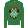 Fight Rage MMA Mixed Martial Arts Muay Thai Kids Sweatshirt Jumper Irish Green