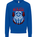 Fight Rage MMA Mixed Martial Arts Muay Thai Kids Sweatshirt Jumper Royal Blue