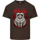 Fight Rage MMA Mixed Martial Arts Muay Thai Kids T-Shirt Childrens Chocolate