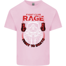 Fight Rage MMA Mixed Martial Arts Muay Thai Kids T-Shirt Childrens Light Pink