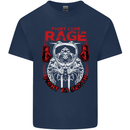 Fight Rage MMA Mixed Martial Arts Muay Thai Kids T-Shirt Childrens Navy Blue