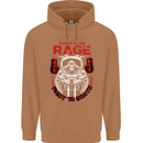 Fight Rage MMA Mixed Martial Arts Muay Thai Mens 80% Cotton Hoodie Caramel Latte