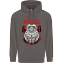 Fight Rage MMA Mixed Martial Arts Muay Thai Mens 80% Cotton Hoodie Charcoal