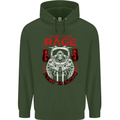 Fight Rage MMA Mixed Martial Arts Muay Thai Mens 80% Cotton Hoodie Forest Green