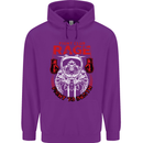 Fight Rage MMA Mixed Martial Arts Muay Thai Mens 80% Cotton Hoodie Purple
