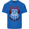 Fight Rage MMA Mixed Martial Arts Muay Thai Mens Cotton T-Shirt Tee Top Royal Blue