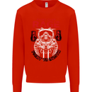 Fight Rage MMA Mixed Martial Arts Muay Thai Mens Sweatshirt Jumper Bright Red