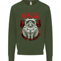 Fight Rage MMA Mixed Martial Arts Muay Thai Mens Sweatshirt Jumper Forest Green