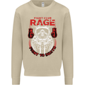 Fight Rage MMA Mixed Martial Arts Muay Thai Mens Sweatshirt Jumper Sand