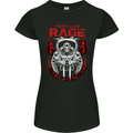 Fight Rage MMA Mixed Martial Arts Muay Thai Womens Petite Cut T-Shirt Black