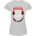 Fight Rage MMA Mixed Martial Arts Muay Thai Womens Petite Cut T-Shirt Sports Grey