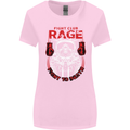 Fight Rage MMA Mixed Martial Arts Muay Thai Womens Wider Cut T-Shirt Light Pink