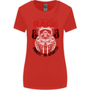 Fight Rage MMA Mixed Martial Arts Muay Thai Womens Wider Cut T-Shirt Red