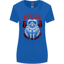 Fight Rage MMA Mixed Martial Arts Muay Thai Womens Wider Cut T-Shirt Royal Blue