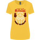 Fight Rage MMA Mixed Martial Arts Muay Thai Womens Wider Cut T-Shirt Yellow