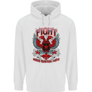 Fight Warriors Mixed Martial Arts MMA Childrens Kids Hoodie White