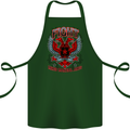 Fight Warriors Mixed Martial Arts MMA Cotton Apron 100% Organic Forest Green