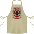 Fight Warriors Mixed Martial Arts MMA Cotton Apron 100% Organic Khaki