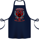 Fight Warriors Mixed Martial Arts MMA Cotton Apron 100% Organic Navy Blue