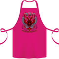 Fight Warriors Mixed Martial Arts MMA Cotton Apron 100% Organic Pink