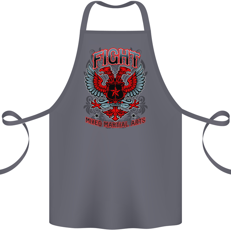 Fight Warriors Mixed Martial Arts MMA Cotton Apron 100% Organic Steel