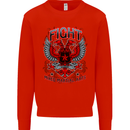 Fight Warriors Mixed Martial Arts MMA Kids Sweatshirt Jumper Bright Red