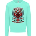 Fight Warriors Mixed Martial Arts MMA Kids Sweatshirt Jumper Peppermint
