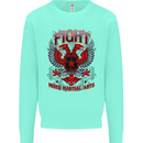 Fight Warriors Mixed Martial Arts MMA Kids Sweatshirt Jumper Peppermint