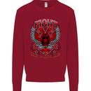 Fight Warriors Mixed Martial Arts MMA Kids Sweatshirt Jumper Red