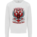 Fight Warriors Mixed Martial Arts MMA Kids Sweatshirt Jumper White