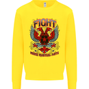 Fight Warriors Mixed Martial Arts MMA Kids Sweatshirt Jumper Yellow