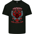 Fight Warriors Mixed Martial Arts MMA Kids T-Shirt Childrens Black