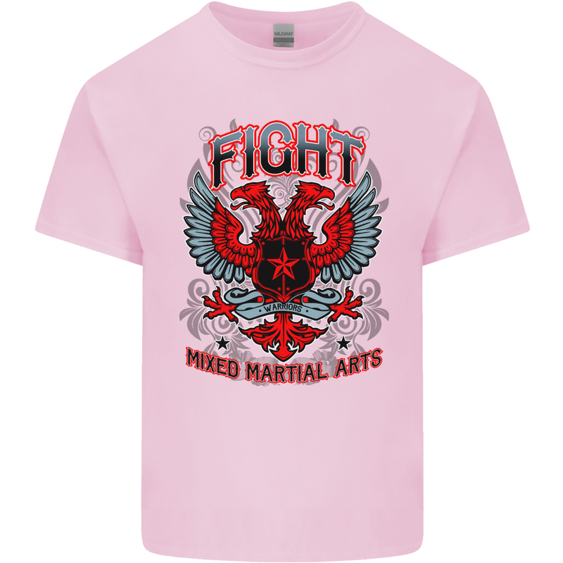 Fight Warriors Mixed Martial Arts MMA Kids T-Shirt Childrens Light Pink