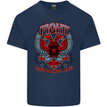 Fight Warriors Mixed Martial Arts MMA Kids T-Shirt Childrens Navy Blue
