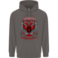 Fight Warriors Mixed Martial Arts MMA Mens 80% Cotton Hoodie Charcoal