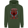 Fight Warriors Mixed Martial Arts MMA Mens 80% Cotton Hoodie Forest Green