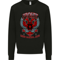 Fight Warriors Mixed Martial Arts MMA Mens Sweatshirt Jumper Black