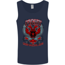 Fight Warriors Mixed Martial Arts MMA Mens Vest Tank Top Navy Blue