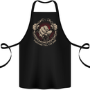 Fighting 'Till the End MMA Martial Arts Cotton Apron 100% Organic Black