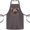 Fighting 'Till the End MMA Martial Arts Cotton Apron 100% Organic Dark Grey