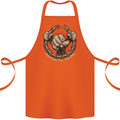 Fighting 'Till the End MMA Martial Arts Cotton Apron 100% Organic Orange