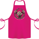 Fighting 'Till the End MMA Martial Arts Cotton Apron 100% Organic Pink