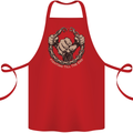 Fighting 'Till the End MMA Martial Arts Cotton Apron 100% Organic Red