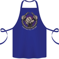 Fighting 'Till the End MMA Martial Arts Cotton Apron 100% Organic Royal Blue