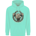 Fighting 'Till the End MMA Martial Arts Mens 80% Cotton Hoodie Peppermint