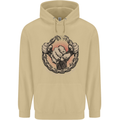 Fighting 'Till the End MMA Martial Arts Mens 80% Cotton Hoodie Sand