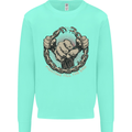 Fighting 'Till the End MMA Martial Arts Mens Sweatshirt Jumper Peppermint