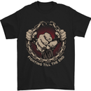 Fighting 'Till the End MMA Martial Arts Mens T-Shirt Cotton Gildan Black